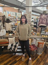 Load image into Gallery viewer, Brown Floral Back Midwest Hoodie