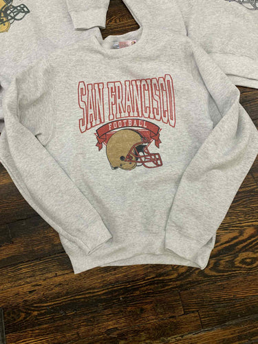 San Fransisco Vintage Hometown Football Graphic Sweatshirts: San Fransisco / Medium