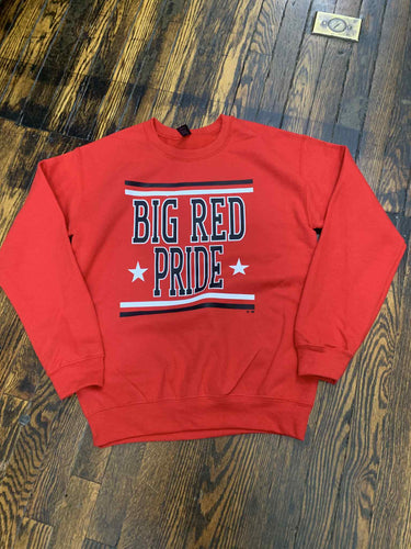 Big Red Team Stars & Stripe Sweatshirt