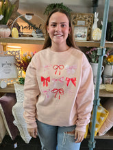 Load image into Gallery viewer, Pink Bows Sweatshirt