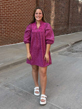 Load image into Gallery viewer, Magenta Lace Dress