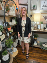 Load image into Gallery viewer, Black &amp; Tan Multi Print Dress