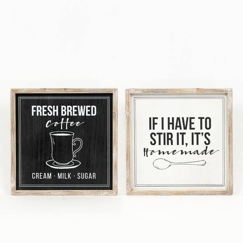 Homemade/Brewed Reversible Sign