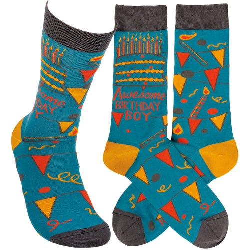 Socks - Awesome Birthday Boy