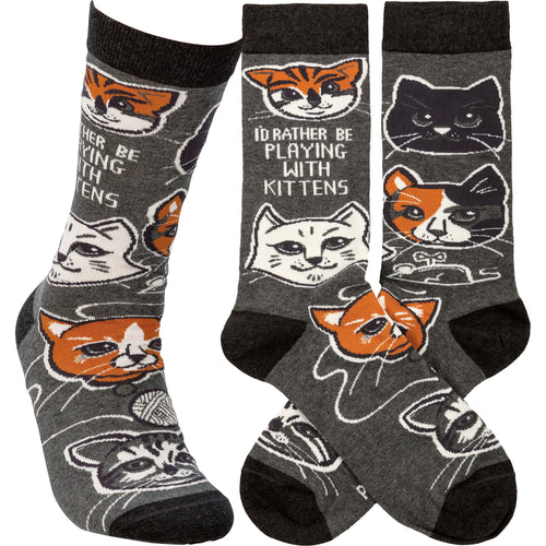 Socks - I'd Rather Be Playing With Kittens
