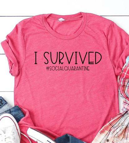 Heather Berry I Survived Quarantine Graphic Tee