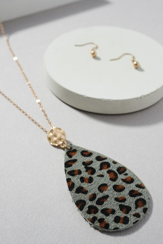 Animal Print Necklace