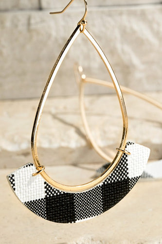 Open Teardrop Earring