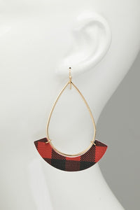 Open Teardrop Earring