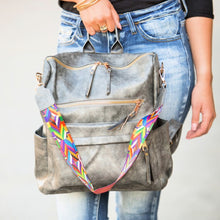 Load image into Gallery viewer, Convertible Guitar Strap Backpack Purse
