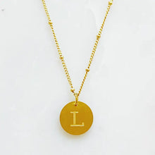 Load image into Gallery viewer, Charm Initial Necklace