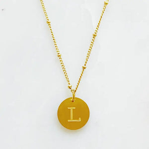Charm Initial Necklace