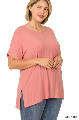 Ash Rose Boat Neck Top