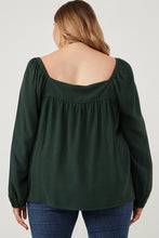 Load image into Gallery viewer, Square Neck Box Pleat Detail Top