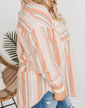Load image into Gallery viewer, Striped Shirt with Chest Pockets