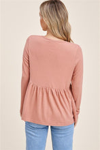 Load image into Gallery viewer, Babydoll Hem Top
