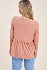 Babydoll Hem Top