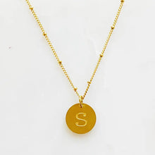 Load image into Gallery viewer, Charm Initial Necklace