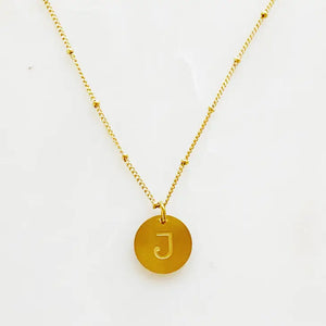Charm Initial Necklace