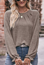 Load image into Gallery viewer, Khaki Loose Fit Pullover Top