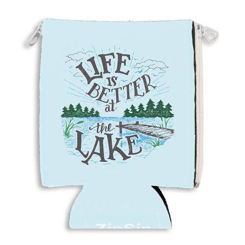Life Is Better At The Lake ZipSip
