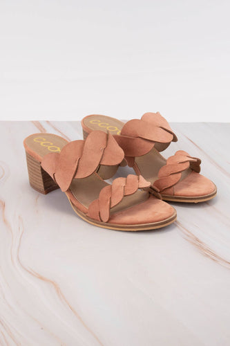 Felicia Twisted Strap Block Heel