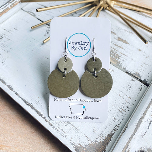 Luna (Medium Size): Olive Green