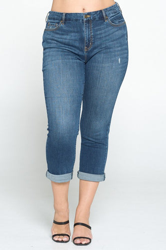 Eunina Mid Rise Skinny Crop