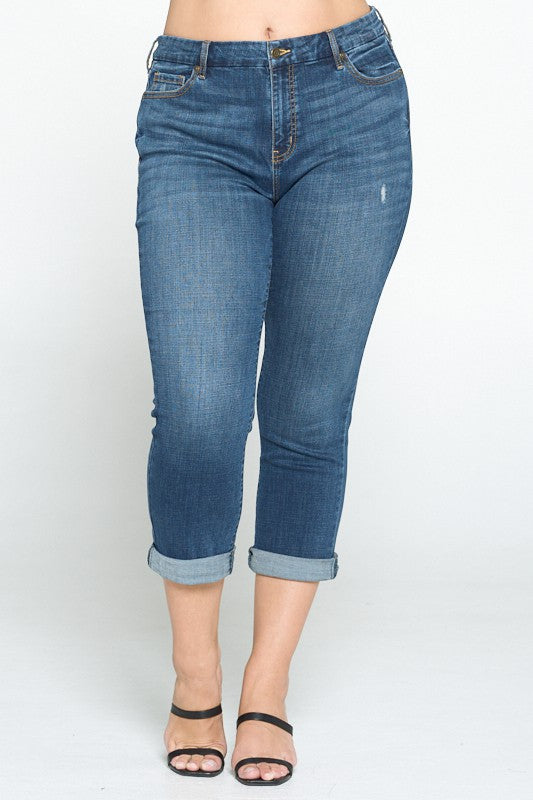 Eunina Mid Rise Skinny Crop