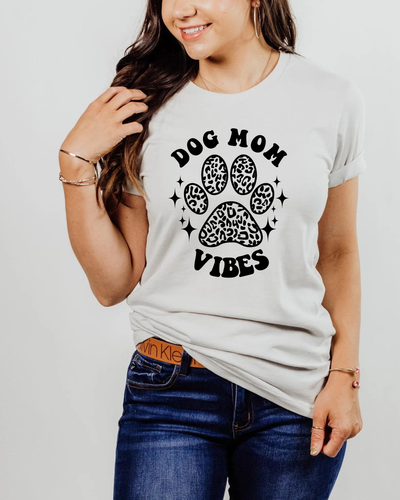 Dog Mom Vibes Mothers Day Tee