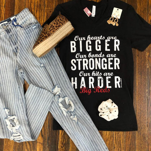 Our Hearts Are Bigger Graphic Tee
