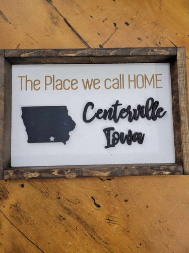 Centerville Place Call Home Sign