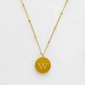 Charm Initial Necklace