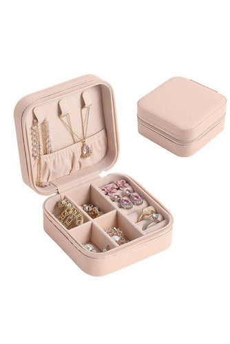 Pink Travel Jewelry Box