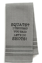 Load image into Gallery viewer, Shots Waffle Dishtowel