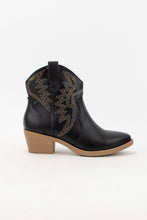 Load image into Gallery viewer, Contrast Stitching Western Bootie