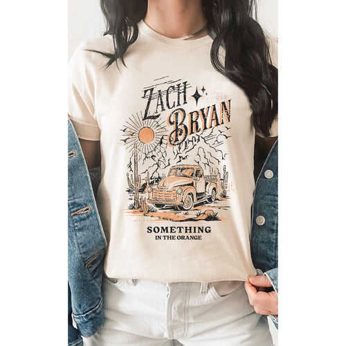 Zach Bryan Something In The Orange Graphic Tee