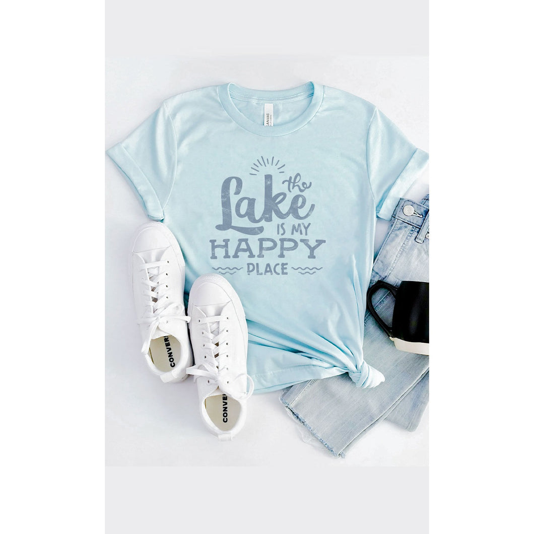 The Lake is My Happy Place Graphic Tee